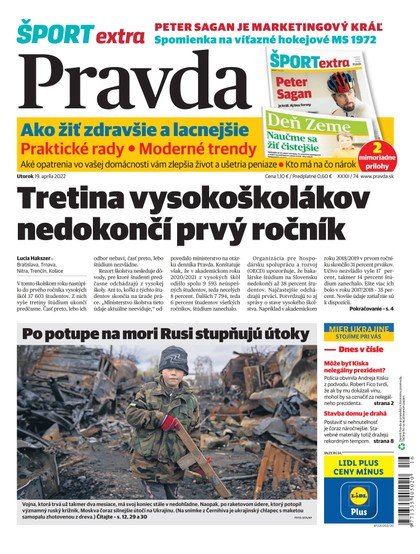 E-magazín Denník Pravda 19. 4. 2022 - OUR MEDIA SR a. s.