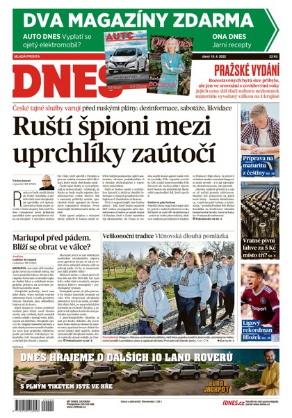 E-magazín MF DNES - 19.4.2022 - MAFRA, a.s.
