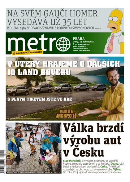 E-magazín METRO - 19.4.2022 - MAFRA, a.s.
