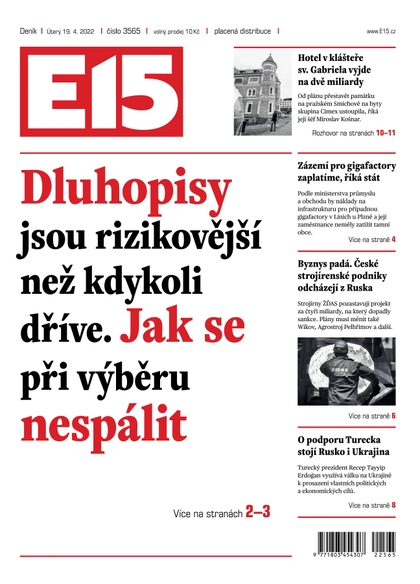 E-magazín E15 - 19.4.2022 - CZECH NEWS CENTER a. s.