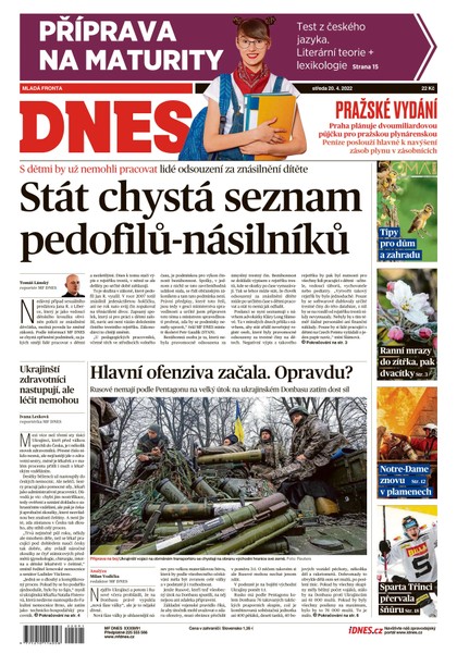 E-magazín MF DNES - 20.4.2022 - MAFRA, a.s.