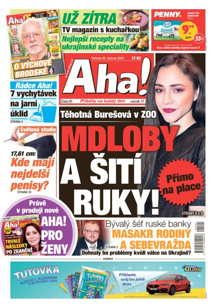 E-magazín AHA! - 20.4.2022 - CZECH NEWS CENTER a. s.