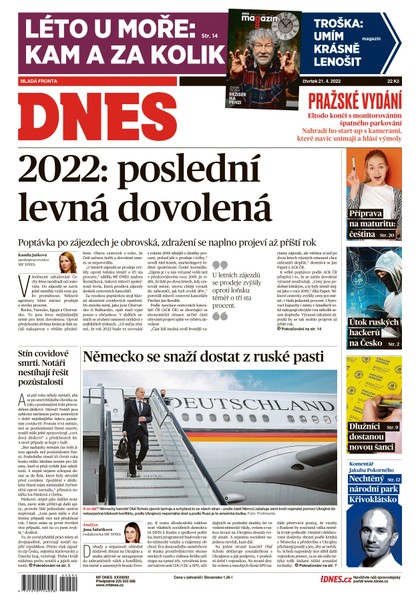 E-magazín MF DNES - 21.4.2022 - MAFRA, a.s.