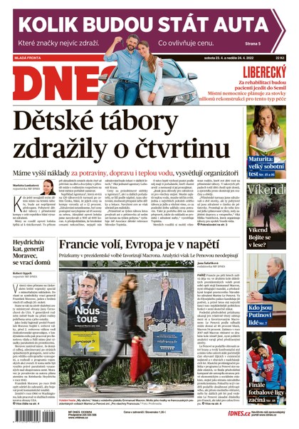 E-magazín MF DNES Liberecký - 23.4.2022 - MAFRA, a.s.