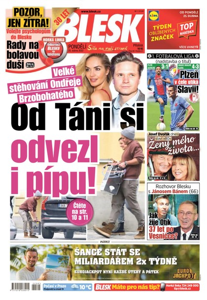 E-magazín Blesk - 25.4.2022 - CZECH NEWS CENTER a. s.