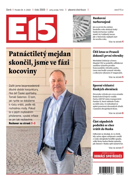 E-magazín E15 - 25.4.2022 - CZECH NEWS CENTER a. s.