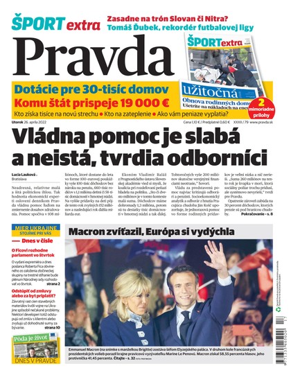 E-magazín Denník Pravda 26. 4. 2022 - OUR MEDIA SR a. s.