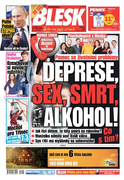 E-magazín Blesk - 27.4.2022 - CZECH NEWS CENTER a. s.