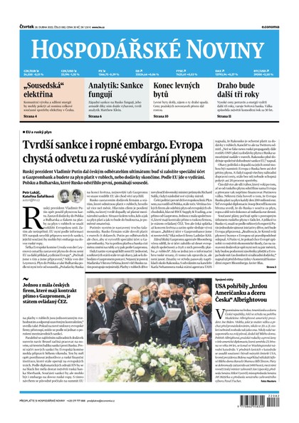 E-magazín HN 082 - 28.04.2022  - Economia, a.s.