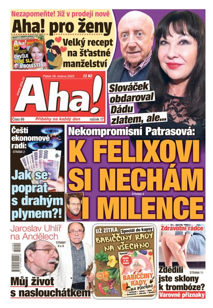 E-magazín AHA! - 29.4.2022 - CZECH NEWS CENTER a. s.