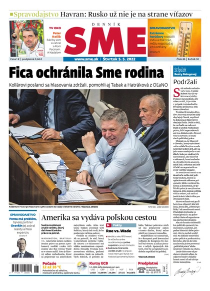 E-magazín SME 5-5-2022 - Petit Press, a.s. 