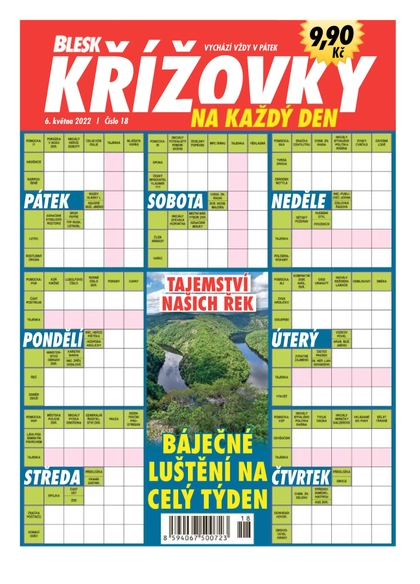 E-magazín Blesk Křížovky na každý den - 18/2022 - CZECH NEWS CENTER a. s.