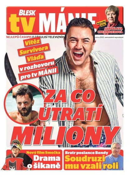 E-magazín Blesk Tv manie - 7.5.2022 - CZECH NEWS CENTER a. s.