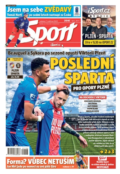 E-magazín Sport - 7.5.2022 - CZECH NEWS CENTER a. s.