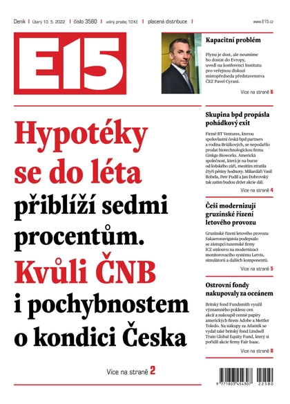 E-magazín E15 - 10.5.2022 - CZECH NEWS CENTER a. s.