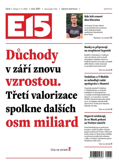 E-magazín E15 - 11.5.2022 - CZECH NEWS CENTER a. s.