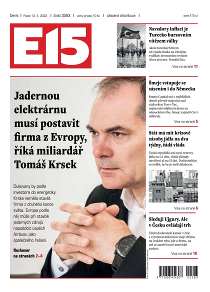 E-magazín E15 - 13.5.2022 - CZECH NEWS CENTER a. s.