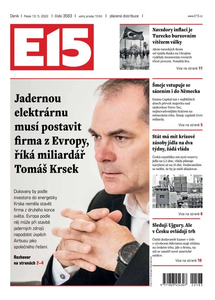 E-magazín E15 - 13.5.2022 - CZECH NEWS CENTER a. s.