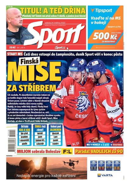 E-magazín Sport - 14.5.2022 - CZECH NEWS CENTER a. s.