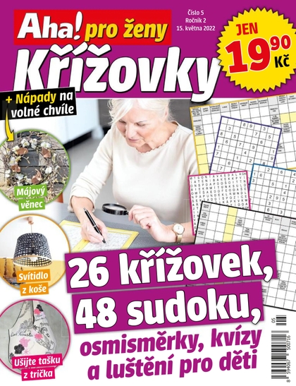 E-magazín Aha! pro ženy křížovky - 05/2022 - CZECH NEWS CENTER a. s.