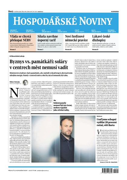 E-magazín HN 095 - 17.05.2022  - Economia, a.s.