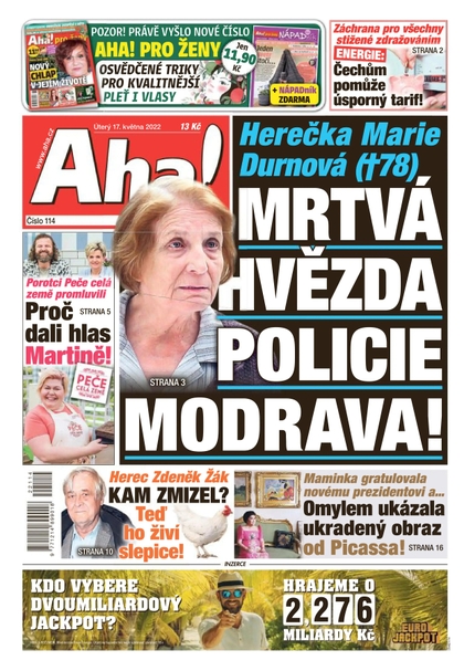 E-magazín Aha! - 17.5.2022 - CZECH NEWS CENTER a. s.