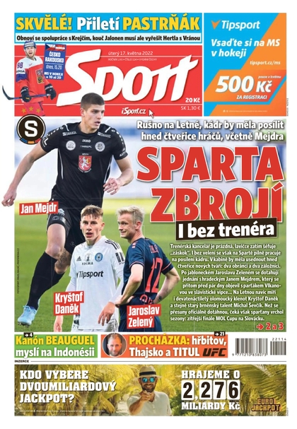 E-magazín Sport - 17.5.2022 - CZECH NEWS CENTER a. s.