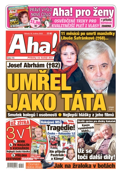 E-magazín Aha! - 18.5.2022 - CZECH NEWS CENTER a. s.