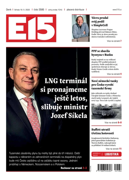 E-magazín E15 - 18.5.2022 - CZECH NEWS CENTER a. s.