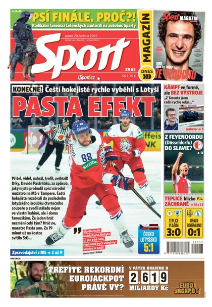 E-magazín Sport - 20.5.2022 - CZECH NEWS CENTER a. s.