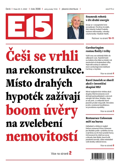 E-magazín E15 - 20.5.2022 - CZECH NEWS CENTER a. s.