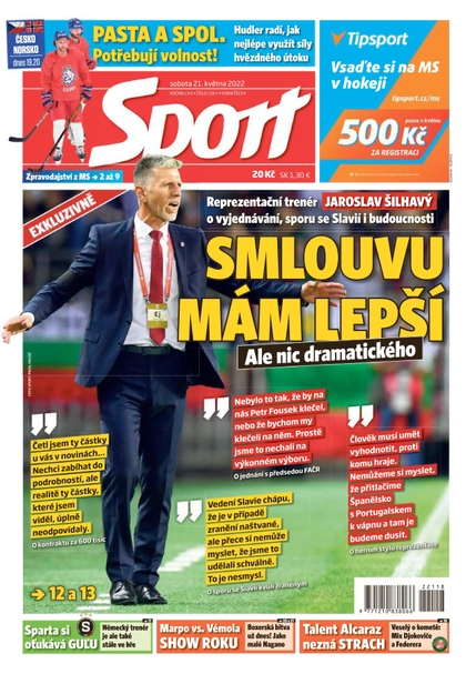 E-magazín Sport - 21.5.2022 - CZECH NEWS CENTER a. s.