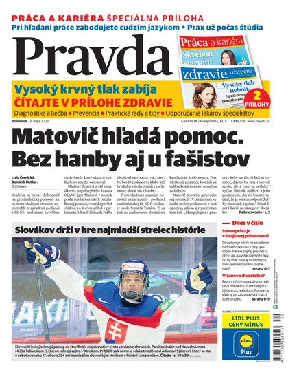 E-magazín Denník Pravda 23. 5. 2022 - OUR MEDIA SR a. s.