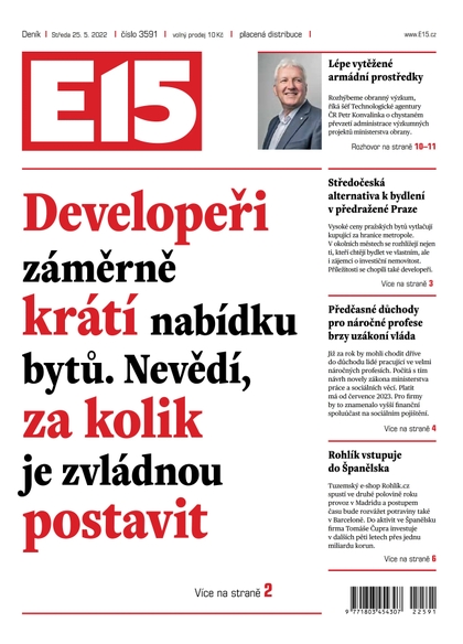 E-magazín E15 - 25.5.2022 - CZECH NEWS CENTER a. s.