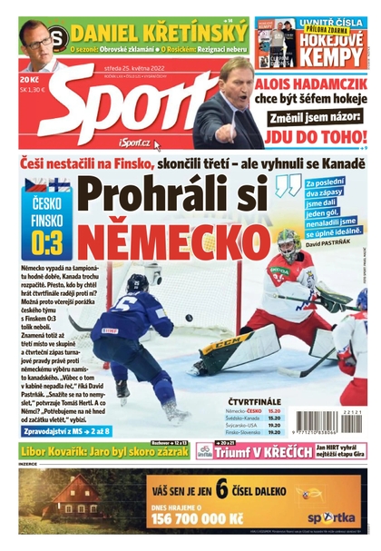E-magazín Sport - 25.5.2022 - CZECH NEWS CENTER a. s.