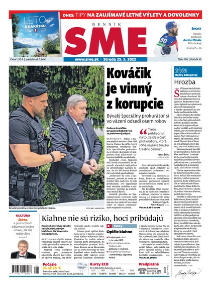 E-magazín SME 25-5-2022 - Petit Press, a.s. 