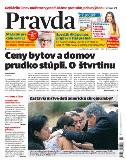 E-magazín Denník Pravda 26. 5. 2022 - OUR MEDIA SR a. s.