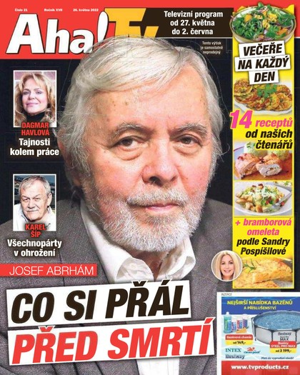 E-magazín  Příloha Aha! s TV magazínem - 26.5.2022 - CZECH NEWS CENTER a. s.