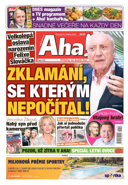 E-magazín Aha! - 26.5.2022 - CZECH NEWS CENTER a. s.