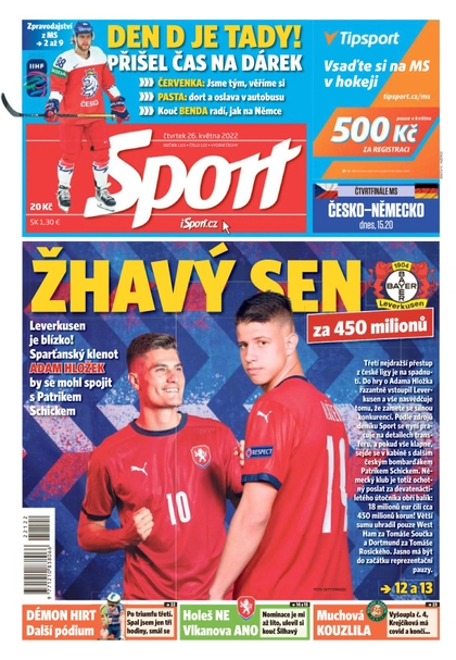 E-magazín Sport - 26.5.2022 - CZECH NEWS CENTER a. s.