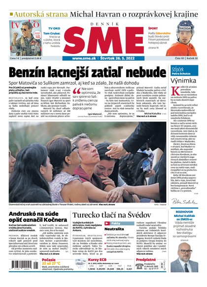 E-magazín SME 26-5-2022 - Petit Press, a.s. 
