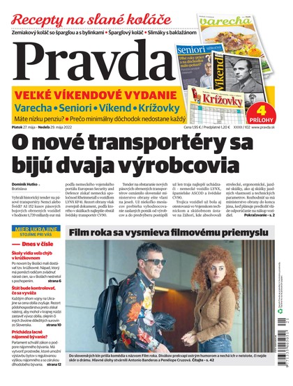 E-magazín Denník Pravda 27. 5. 2022 - OUR MEDIA SR a. s.