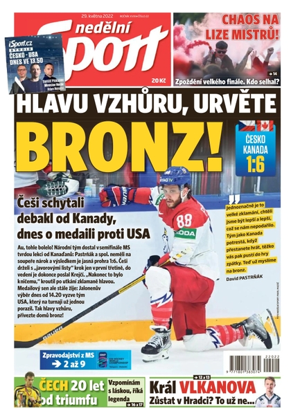 E-magazín nedělní Sport - 29.5.2022 - CZECH NEWS CENTER a. s.