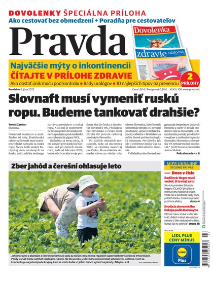 E-magazín Denník Pravda 6. 6. 2022 - OUR MEDIA SR a. s.