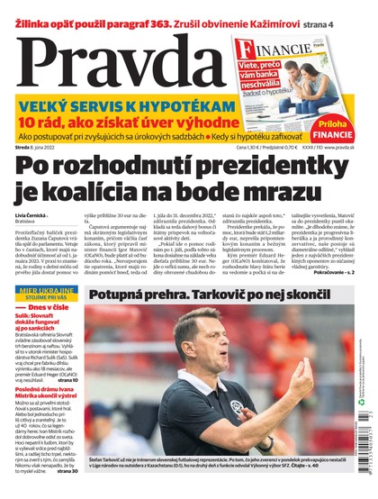 E-magazín Denník Pravda 8. 6. 2022 - OUR MEDIA SR a. s.