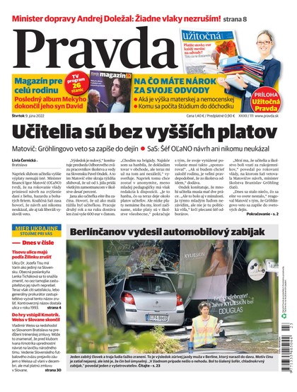 E-magazín Denník Pravda 09. 06. 2022 - OUR MEDIA SR a. s.