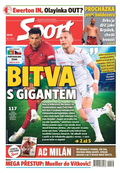 E-magazín Sport - 9.6.2022 - CZECH NEWS CENTER a. s.