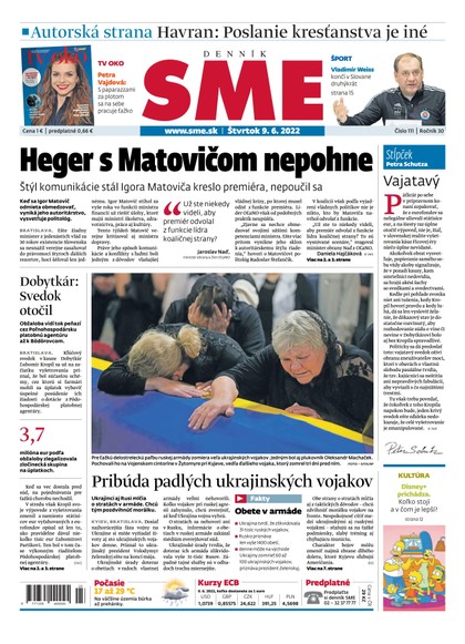 E-magazín SME 9-6-2022 - Petit Press, a.s. 