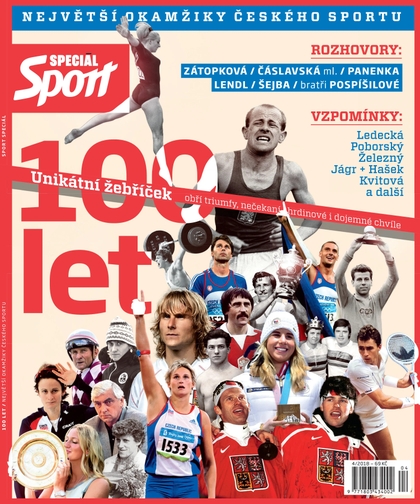 E-magazín 100 let/ Největší okamžiky českého sportu - CZECH NEWS CENTER a. s.