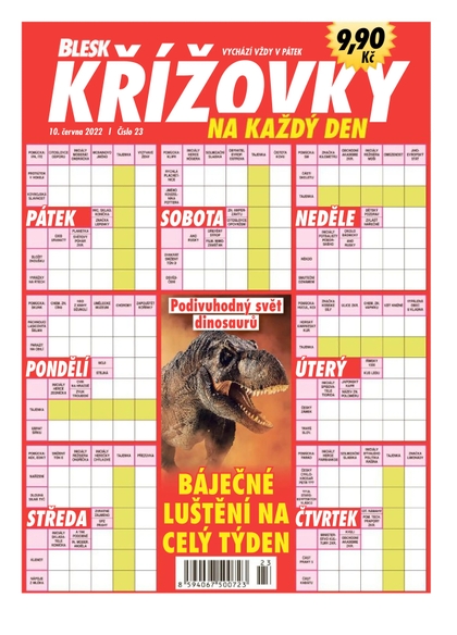 E-magazín BLESK KŘÍŽOVKY NA KAŽDÝ DEN - 23/2022 - CZECH NEWS CENTER a. s.